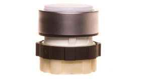 Przycisk Biały Podświetlany Bistabilny Ip67 22Mm Lampa Max 1,9W Ip67...