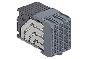 Złącze typu Backplane 1.9mm Pitch 64-pinowe 8-rzędowe Żeński, Przepust Terminal, 750mA Molex