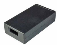 KM-57A Obudowa z tworzywa KM57A wymiary: 62x33x16mm - czarna - ABS