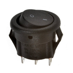 Przełącznik MR5120R5NBBWC ON-ON 1 tor bez podśw. okrągły 3A/230V