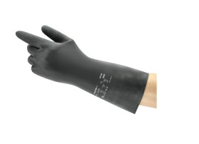 Rękawice rozmiar: 9 materiał: Lateks zerwanie: 2 ścieranie: X zastosowanie: Odporność na działanie substancji