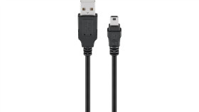 Kabel Usb 2.0 Hi-Speed, Czarny - Długość Kabla 1 M