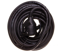 Przedłużacz 1-gniazdo z/u 10m /H07RN-F 3x1,5/ czarny P01710
