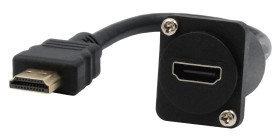 Adapter złącze A HDMI żeńskie złącze B HDMI rodzaj A Żeńskie rodzaj B Męskie Exsys