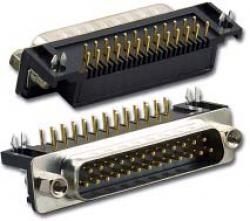 Wtyk DB25 męski kątowy do druku