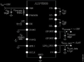 Interleaved Inverting Charge Pump with Negative LDO Regulator