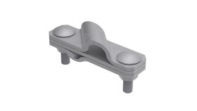 Złącze Krzyżowe Skośne Pręt-Pręt 3-Elem. Stal Ocynkowana Ogniowo 116.2 Og...