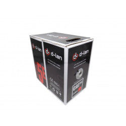 SKRĘTKA UTP KAT.5e 4x2x0,5 DRUT D-LAN 305m