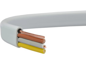 Przewód prądowy YDYp 450/750V 4x1,5 płaski drut Elektrokabel /100m/