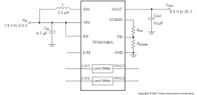 28-V Output Voltage Boost Converter with 1-µA Quiescent Current