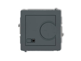 DECO Regulator temperatury z czujnikiem powietrznym grafitowy mat 28DRT-2 KARLIK