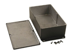 Obudowa Aluminium odlewane szerokość zew. 112 mm długość zew. 192 mm wys. zew. 63 mm Hammond IP65