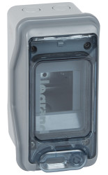 Rozdzielnica elektryczna, l. faz: 1, 3 wloty, 32 A, Plexo