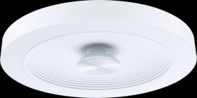 71179 Volea ceiling light, 25 W, 2900 lm, 3000 K, round, white/silver