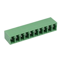 10-Way 3.81mm Vertical PCB Header Closed Ends 8A 300V