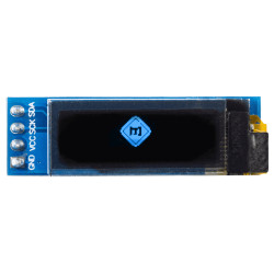 Wyświetlacz OLED 0,91" 128x32px I2C niebieski