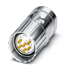 Złącze wielostykowe przemysłowe 6-pinowe M23 Montaż na kablu Wtyczka Phoenix Contact