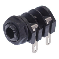 6.35mm Mono Solder Jack Socket S2/SNS CL1130A
