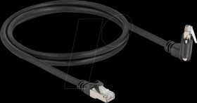 80917 Patch cable, Cat.6, S/FTP, with screws, 1 m