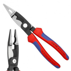Szczypce wielofunkcyjne wielokomponentowe 6w1 dla elektryka 200mm do prac elektroinstalacyjnych KNIPEX 13 82 200