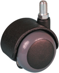 Koło samonastawne średnica kabla 50mm Trzpień gwintowany Guitel Hervieu 35kg wysokość całkowita 61mm