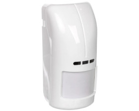 Czujka ruchu dualna, PIR+MW, zewnętrzna, regulacja czułości, antymasking, PET-20kg. OPAL