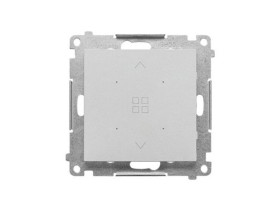 SIMON 55 Grupowy sterownik rolet do kontroli sterowników lokalnych TEZ1L01/ aluminium mat TEZ1G01/143 KONTAKT SIMON