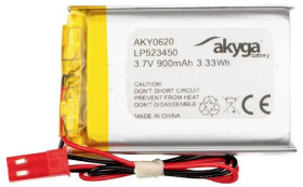 Pakiet akumulatorów Akumulator specjalny, LiPo Akyga LP523450, 3.7 V, 900 mAh