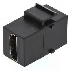 Gniazdo multimedialne HDMI moduł typu keystone czarny Mediabox