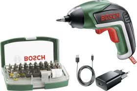 Wkrętarka akumulatorowa + zestaw bitów 32 szt. Bosch Home and Garden IXO V 06039A800S, 4.5 Nm, 1.5 Ah