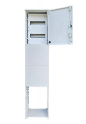 Obudowa termoutwardzalna 26x42 TH z fundamentem 2x8 modułów IP 44 rozdzielnia elektryczna złącze kablowe ZK 26x40 TH Fund