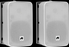 11036951 2-way speaker pair with bracket, 40 W, 16 ohms, white