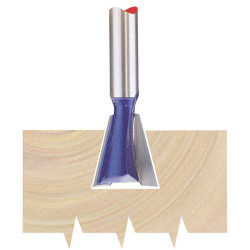 Draper 75346 TCT Router Bit 1/4&quot; Dovetail (14mm Diameter)