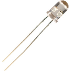 TruOpto OSYBMS5A31A 5mm Bi-Colour Yellow / Blue Flashing LED 30&#xB0; 3.3V 20mA