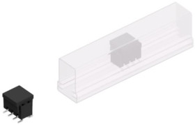 Socket header, 8 pole, pitch 2.54 mm, angled, BLLP6SMD8ZBSM