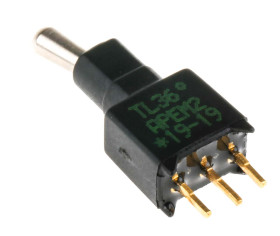 Przełącznik Wł.-wł. SPDT APEM Płytka drukowana długość przełącznika 5.3mm