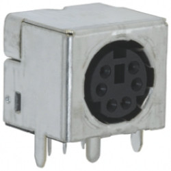 Gniazdo Din 6 -pinowe Żeński Przewlekany 30 V AC