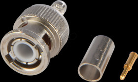 100027453 BNC crimp connector, 50 ohms for RG-58C/U professional
