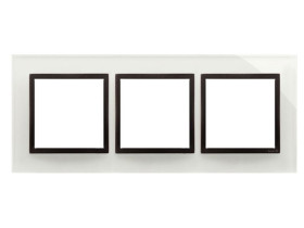 SIMON 54 Ramka 3 potrójna Nature-Szkło BURZOWA CHMURA IP20/IP44* (*IP44-należy zastosować zestaw uszczelek DUN3) DRN3/72 KONTAKT