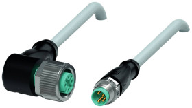 Pepperl+Fuchs 243088 Złącze konfekcjonowane czujnika/aktuatora V1-W-0,6M-PUR-V31-GM, piny: 4, 4, 0.6 m, 1 szt.