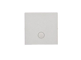 SIMON 55 Klawisz pojedynczy z oczkiem do: SW1M, SW6M, SW7M, SP1M aluminium mat TKW1L/143 KONTAKT SIMON