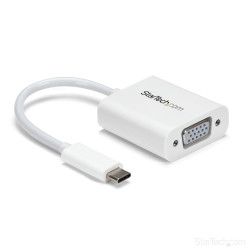 Adapter, 1920 x 1200, do wyświetlaczy: 1, USB C, USB 3.1, VGA