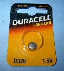 329 SREB. DURACELL BAT.ZEG