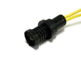 Lampka LED żółta 230V AC/DC (klosz 5mm)