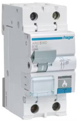 Przełącznik ochrony przeciwpożarowej Hager ARC510D, 2 styki, 10 A