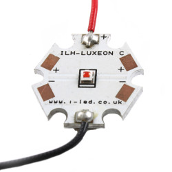 Tablica LED ILH-LC01-CYAN-SC201-WIR200., 65 lm, kolor: Cyjanowy, ILS, LUXEON C