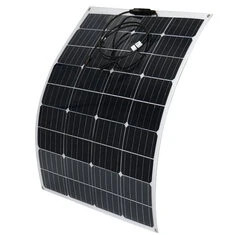 100W 18V Wysokoelastyczny Monokrystaliczny Płytkowy Panel Solarowy Mono Panel Wodoodporny