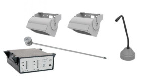 Zestaw interkomowy do montażu na przegrodzie, z pętlą indukcyjną, STS-K062