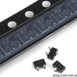 BC847CW NPN 50V 0.1A 0.3W SMD-SOT323 NXP