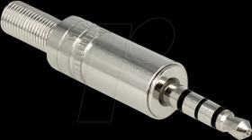 65546 Delock Stereo plug 3.5 mm stereo with bend protection soldering